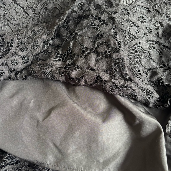 BB Dakota Women’s Black Lace Mini Dress Size L - Picture 12 of 15